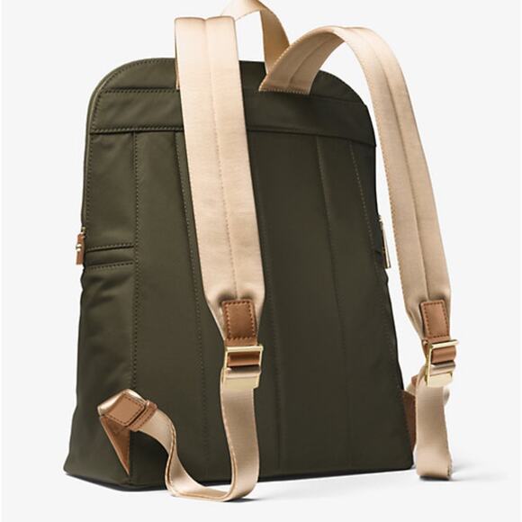 Michael Kors Olive Nylon Backpack - Picture 15 of 16